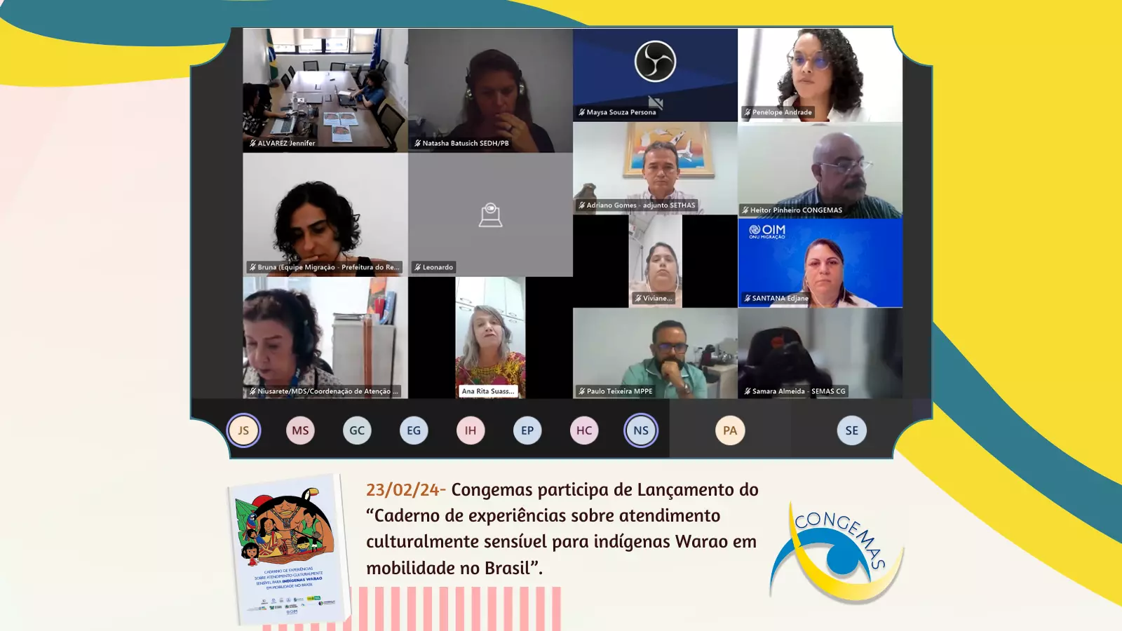 Congemas participa de lançamento do